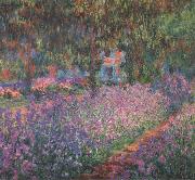 Claude Monet The Artist's Garden at Giverny Spain oil painting artist